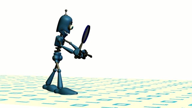 Roboter auf der Suche