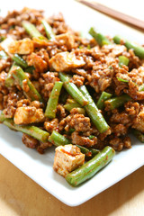 Schezwan Green Beans & Tofu