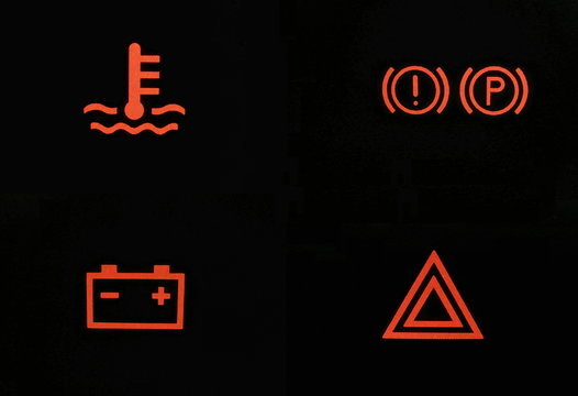 voyant automobile, de danger