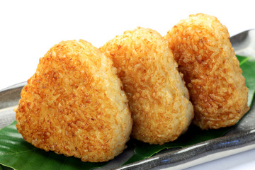 toasted rice ball