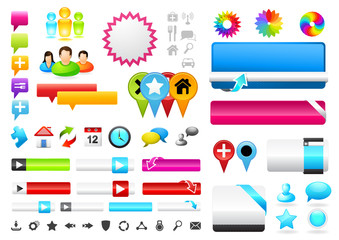 Fototapeta premium Vector Icon Collection