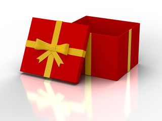 Open gift box