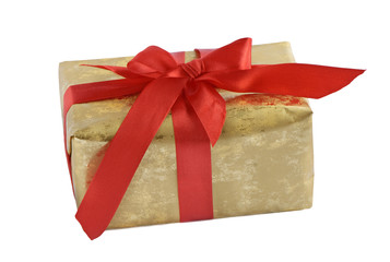 Gift isolated on white background