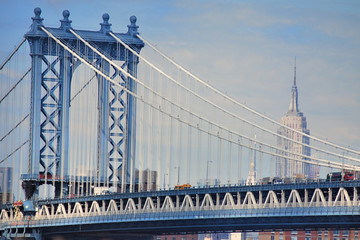 Manhattan Bridge & Empire State Building