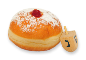 doughnut and spinning top