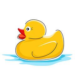 duck in water