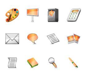 Advertise icon set