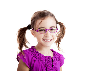 Girl with glasses