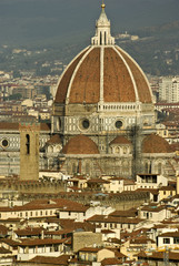 Fototapeta premium Firenze, la cupola del Brunelleschi