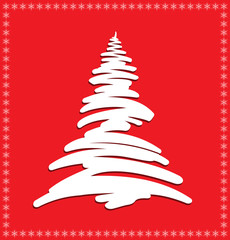 Abstract Christmas tree