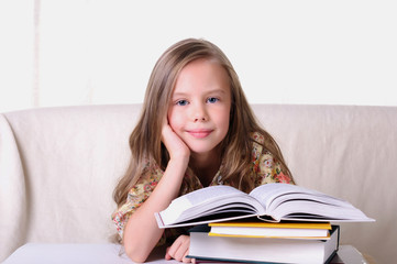 Portrait of a young beautiful girl.