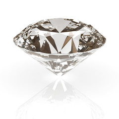 Diamond jewel isolated
