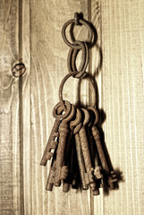 bunch of old keys