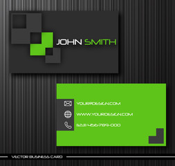 Set of creative business cards