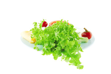 eggs with vegetables and cheeses