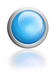 Button Aqua Icon