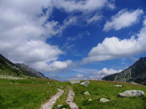 Poland beauty, High Tatras mountain path