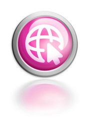 Button Aqua Icon