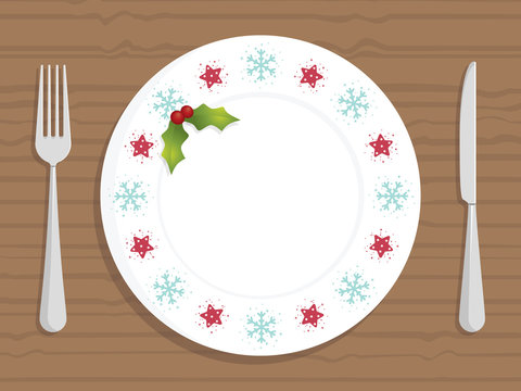 christmas plate