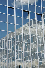 Obraz premium efecto espejo en la ventana