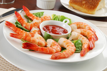 Tiger shrimp coctail