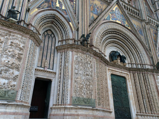 Orvieto - Duomo facade.