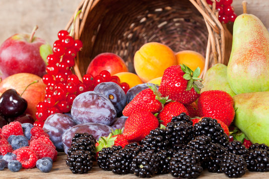 Fresh Fruits in Summer