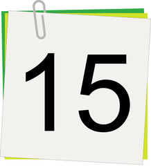 Calendario, Giorno 15