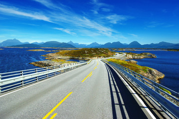 Picturesque Norway landscape.
