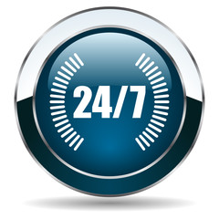 icône 24h/7