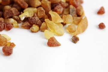 small pieces of amber