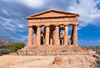 Ancient Greek Temple of Concord, Agrigento, Sicily