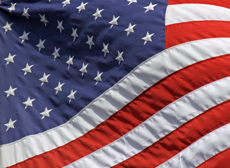 Nationalflagge USA - close-up 02