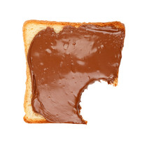 Toast with chocolate