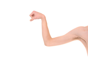 Skinny Arm Flexing
