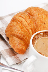 coffee and croissant