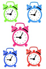 Mural con relojes