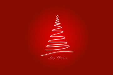 red christmas card