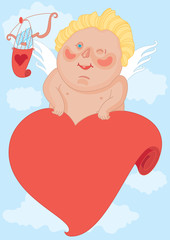 Cupid who winks
