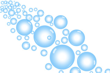 Blue Bubble Background