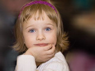 dreaming  little girl