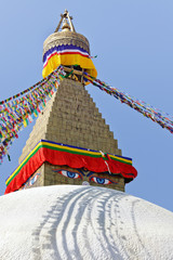 bodhnath stupa in Kathmandu, Nepal