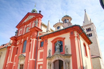 Naklejka premium chateau de prague