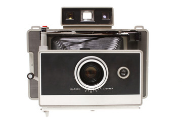 Vintage instant film camera