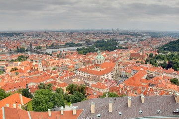 Fototapeta premium vue générale de prague