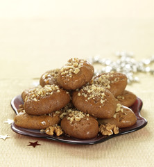 christmas dessert(melomakarona)