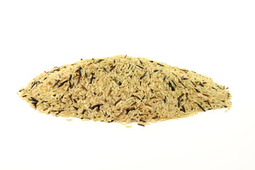 Pile Brown and Wild Rice.