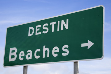 Destin Beaches sign