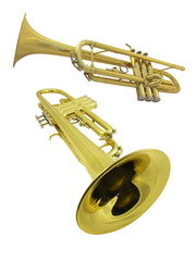 Naklejka premium trumpet