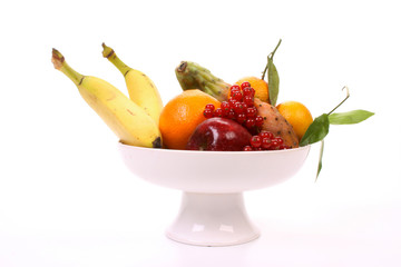 Fruits on a fruit-dish